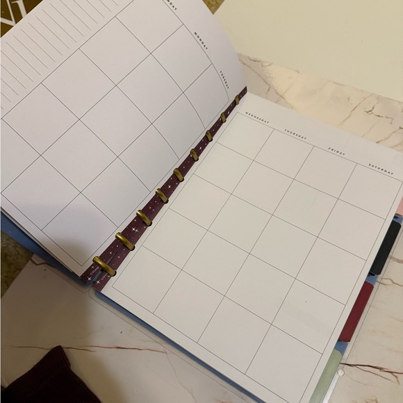 Disney Blue and Gold Home Office Planner - Picture 5 of 7